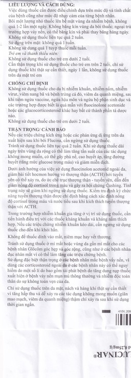 Thuốc mỡ Flucinar Jelfa điều trị viêm da (15g)