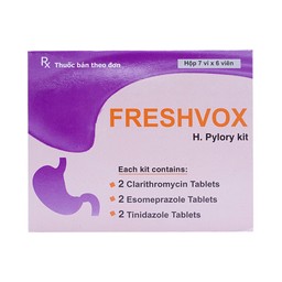 Thuốc Freshvox ACME điều trị viêm dạ dày cấp và mạn tính (7 vỉ x 6 viên)