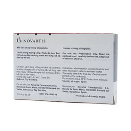 Thuốc Galvus 50mg Novartis hỗ trợ điều trị đái tháo đường típ 2 (2 vỉ x 14 viên)