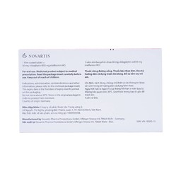 Thuốc Galvus Met 50mg/850mg Novartis hỗ trợ điều trị đái tháo đường típ 2 (6 vỉ x 10 viên)