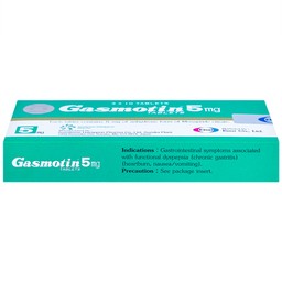 Thuốc Gasmotin 5mg Eisai điều trị viêm dạ dày mạn tính (3 vỉ x 10 viên)
