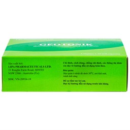 Thuốc Geotonik bổ sung Vitamin, khoáng chất (3 vỉ x 10 viên)