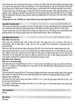 Thuốc Glucobay 50 điều trị kết hợp chế độ ăn kiêng cho bệnh nhân đái tháo đường (10 vỉ x 10 viên)