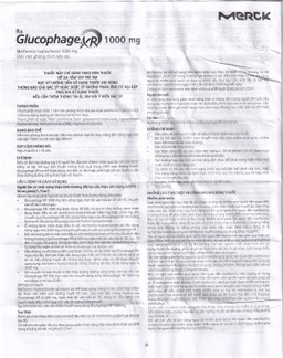 Thuốc Glucophage XR 1000mg Merck điều trị tiểu đường típ 2 (3 vỉ x 10 viên)