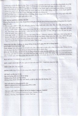 Thuốc Gofen 400 MEGA We care điều trị hạ sốt, giảm đau (5 vỉ x 10 viên)