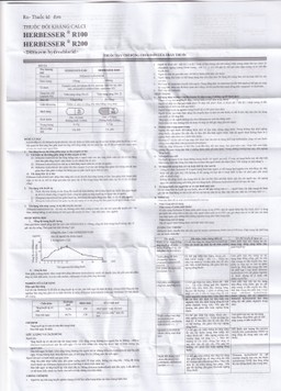 Thuốc Herbesser R100 điều trị tăng huyết áp vô căn, đau thắt ngực ổn định (10 vỉ x 10 viên)