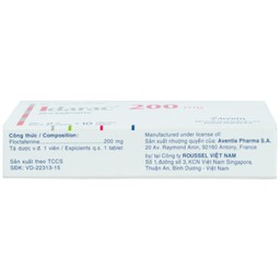 Thuốc Idarac 200mg Roussel điều trị các chứng đau mức độ nhẹ đến trung bình (2 vỉ x 10 viên)