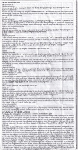 Viên nén Janumet 50mg/500mg MSD điều trị đái tháo đường típ 2 (4 vỉ x 7 viên)