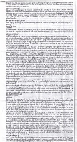 Viên nén Janumet 50mg/500mg MSD điều trị đái tháo đường típ 2 (4 vỉ x 7 viên)