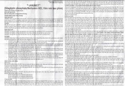 Viên nén Janumet 50mg/850mg MSD điều trị đái tháo đường típ 2 (4 vỉ x 7 viên)