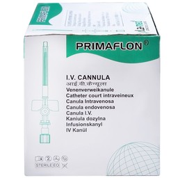 Kim luồn 22G/25mm Primaflon Lamed dễ dàng tiêm xuyên qua da và thành mạch (100 cái)