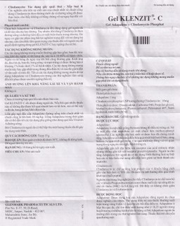 Gel bôi ngoài da Klenzit - C điều trị mụn trứng cá (15g)