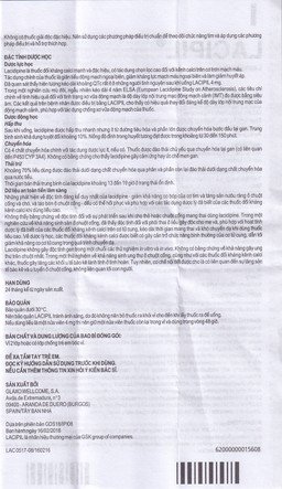 Viên nén Lacipil 2mg GSK điều trị tăng huyết áp (4 vỉ x 7 viên)