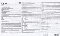 Viên nén Lacipil 4mg GSK điều trị tăng huyết áp (4 vỉ x 7 viên)