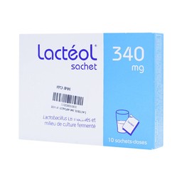 Bột pha hỗn dịch uống Lactéol 340mg điều trị tiêu chảy (10 gói) 