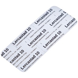 Viên nén Lercastad 10 Stella điều trị tăng huyết áp nguyên phát từ nhẹ đến trung bình (6 vỉ x 10 viên)