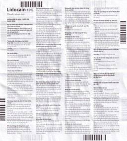 Thuốc phun mù Lidocain 10% Egis dùng trong chỉ định gây tê tại chỗ (38g)