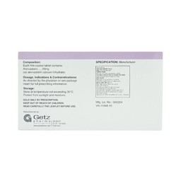 Thuốc Lipiget 20mg Getz hỗ trợ chế độ ăn kiêng trong giảm cholesterol toàn phần (1 vỉ x 10 viên)