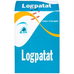 Viên nang mềm Logpatat Phil Inter hỗ trợ điều trị bệnh lý về mắt, cận thị, quáng gà (6 vỉ x 10 viên)