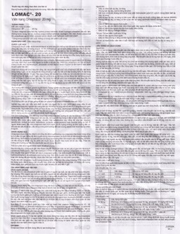 Thuốc Lomac-20 Cipla điều trị viêm loét dạ dày - tá tràng, trào ngược thực quản (10 vỉ x 10 viên)