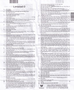 Viên nén Lorastad D 5mg Stella giảm viêm mũi dị ứng, mày đay (3 vỉ x 10 viên)