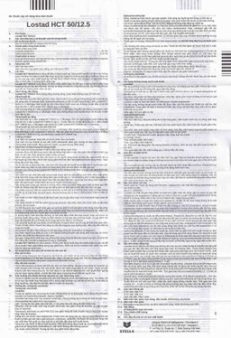 Thuốc Lostad HCT 50/12.5 Stella điều trị tăng huyết áp, giảm nguy cơ đột quỵ (3 vỉ x 10 viên) 