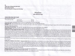 Viên đặt âm đạo Meclon Doppel Pharma điều trị viêm cổ tử cung, âm đạo (2 vỉ x 5 viên)