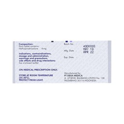 Viên nén Medexa 4mg PT. Dexa Medica chống viêm, giảm viêm khớp dạng thấp (10 vỉ x 10 viên)