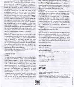 Thuốc Mesalazine 500mg SaviPharm điều trị viêm loét đại tràng (10 vỉ x 10 viên)