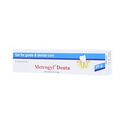 Gel bôi nha khoa Metrogyl Denta Unique Pharma điều trị các bệnh nha chu mãn tính (20g)