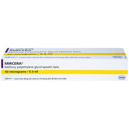 Dung dịch tiêm Mireca 50mcg/0.3ml Roche điều trị bệnh thiếu máu (1 cây)