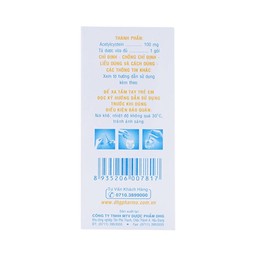 Thuốc bột uống Mitux E 100mg DHG Pharma làm loãng chất nhầy (24 gói x 1,5g)