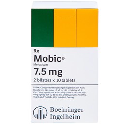 Thuốc Mobic 7.5mg Boehringer điều trị viêm xương khớp (2 vỉ x 10 viên)