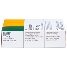 Thuốc Mobic 7.5mg Boehringer điều trị viêm xương khớp (2 vỉ x 10 viên)
