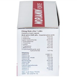 Viên nang cứng Moriamin Forte Roussel hỗ trợ duy trì và phục hồi sức khỏe (10 vỉ x 10 viên)