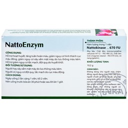 Viên hỗ trợ hoạt huyết NattoEnzym DHG (3 vỉ x 10 viên)