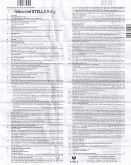 Viên nén Nebivolol Stella 5mg điều trị tăng huyết áp (3 vỉ x 10 viên)