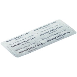 Viên nén Nebivolol Stella 5mg điều trị tăng huyết áp (3 vỉ x 10 viên)