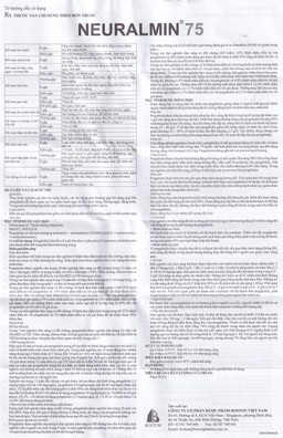 Viên nang cứng Neuralmin 75 Boston Pharma điều trị đau thần kinh, động kinh, rối loạn lo âu (2 vỉ x 14 viên)
