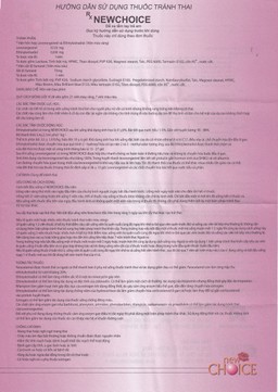 Thuốc Newchoice Nam Hà dùng để tránh thai (25 vỉ x 28 viên)