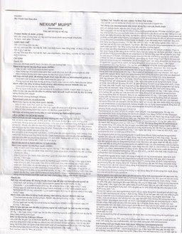 Viên nén Nexium Mups 20mg AstraZeneca điều trị trào ngược dạ dày - thực quản, loét dạ dày (2 vỉ x 7 viên)