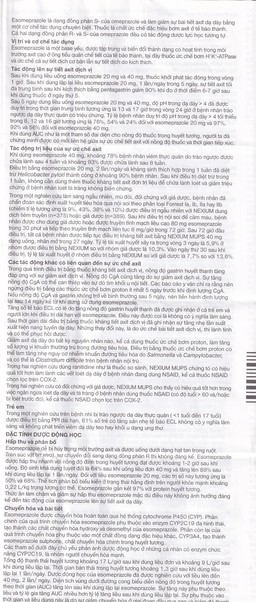 Viên nén Nexium Mups 40mg AstraZeneca điều trị trào ngược dạ dày - thực quản, loét dạ dày (2 vỉ x 7 viên)