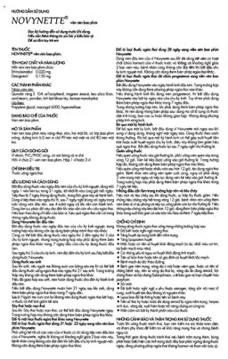 Thuốc Novynette Gedeon dùng ngừa thai (1 vỉ x 21 viên)