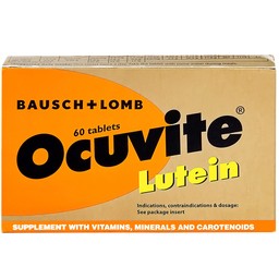 Viên nén Ocuvite Lutein Bausch & Lomb hỗ trợ tăng cường thị lực (3 vỉ x 20 viên)