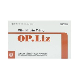 Viên nhuận tràng OP.Liz OPC nhuận tràng, điều trị táo bón (5 vỉ x 10 viên)