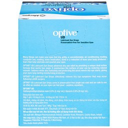 Thuốc nhỏ mắt Optive UD Allergan làm trơn mắt, giảm triệu chứng khô mắt (30 ống x 0.4ml)