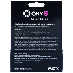 Lotion bôi da Oxy5 Rohto điều trị mụn bọc và mụn trứng cá (10g)