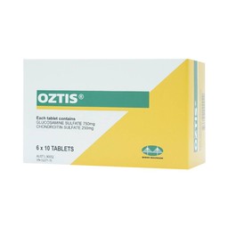 Thuốc Oztis Bridge Healthcare giảm triệu chứng của viêm khớp gối nhẹ và trung bình (6 vỉ x 10 viên)
