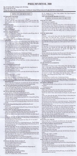 Thuốc Philmyrtol 300 Phil Inter Pharma loãng đờm, giảm viêm phế quản, viêm xoang mũi (6 vỉ x 10 viên)