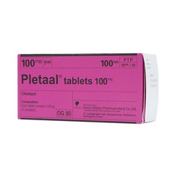 Viên nén Pletaal tablets 100mg Otsuka điều trị các chứng thiếu máu cục bộ (10 vỉ x 10 viên)